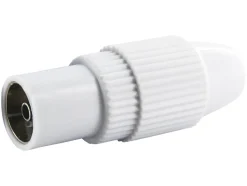 Schwaiger coax IEC contrastekker kunststof