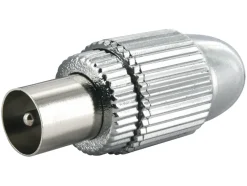 Schwaiger coax IEC stekker metaal