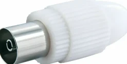 Schwaiger Coaxverbinder - White