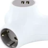 Schwaiger Drievoudige socket-kubus stopcontactadapter