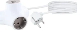 Schwaiger Drievoudige socket-kubus stopcontactadapter