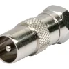 Schwaiger F-stekker/ coax-stekker adapter