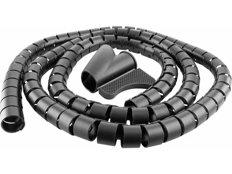 Schwaiger kabelspiraal - black