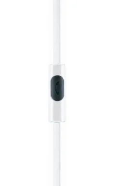 Schwaiger KH470W 512 witte in-ear hoofdtelefoon met slimkabel