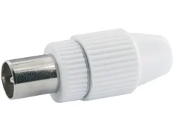 Schwaiger kunststoffen coax IEC stekker