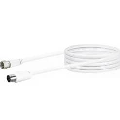 Schwaiger KVF30A 3 meter witte satellietkabel