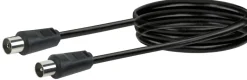 Schwaiger KVK215 1,5 meter IEC zwarte antennekabel