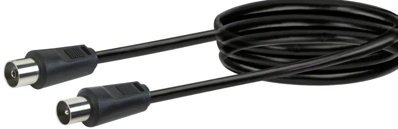 Schwaiger KVK215 1,5 meter IEC zwarte antennekabel