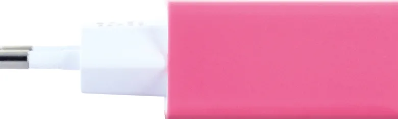 Schwaiger LAD300B 511 USB voedingsadapter - Pink