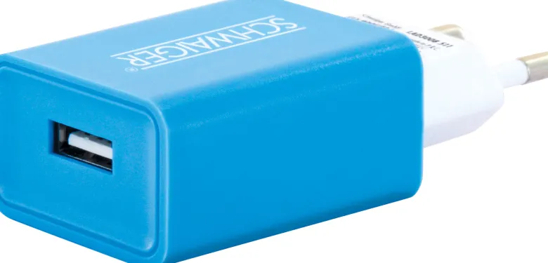 Schwaiger LAD300B 511 USB voedingsadapter - Light Blue