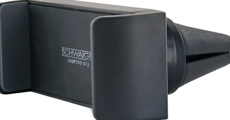 Schwaiger universele smartphonehouder voor het ventilatierooster