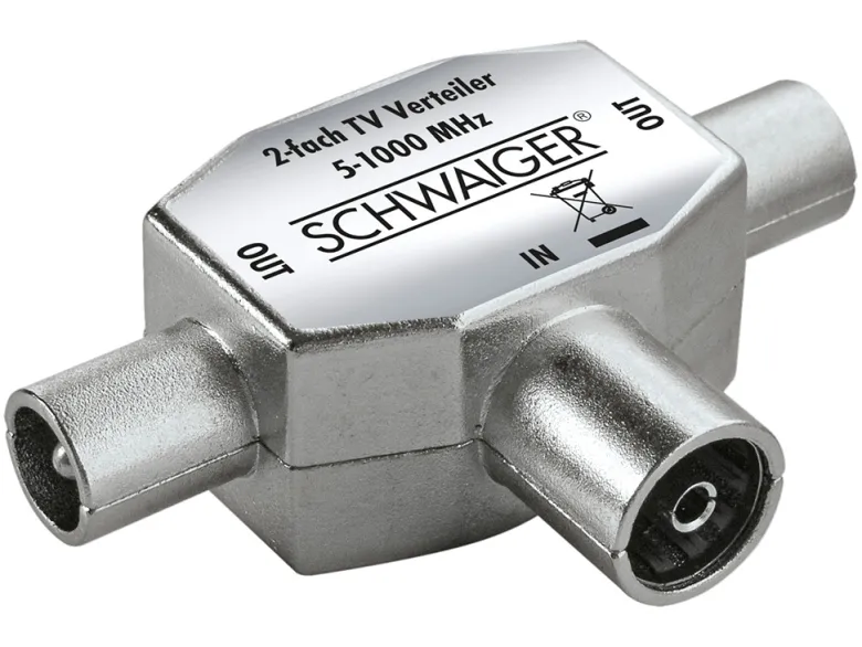 Schwaiger 2-weg TV-splitter