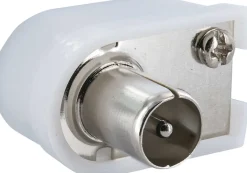 Schwaiger witte IEC-hoekstekker