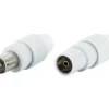 Schwaiger witte Quick Fix IEC stekkerset