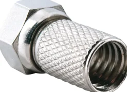 Schwaiger 4 x 7,3 mm F twist-on connector set