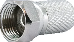 Schwaiger 4 x 7,3 mm F twist-on connector set