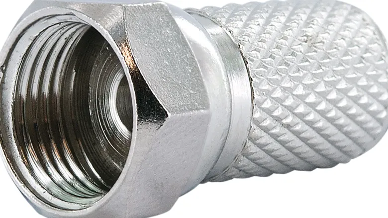 Schwaiger 4 x 7,3 mm F twist-on connector set