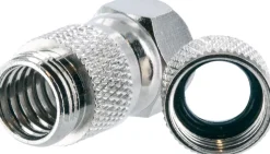 Schwaiger 2 x 7 mm HQ F twist-on connector