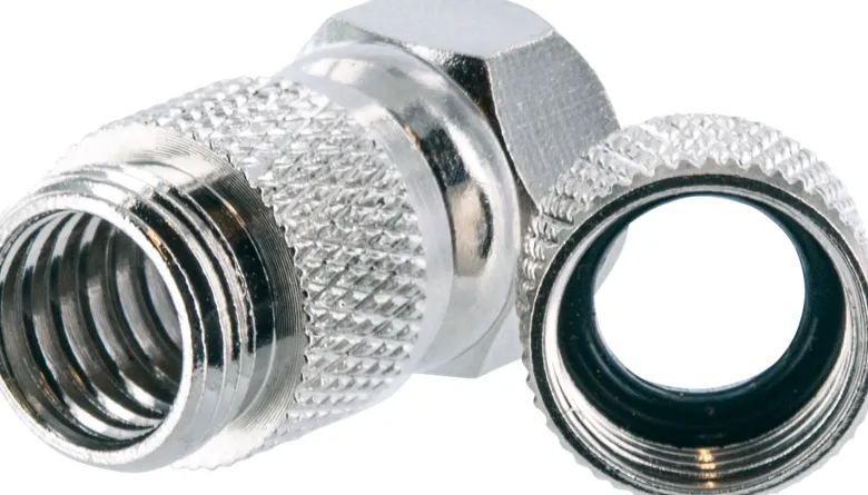 Schwaiger 2 x 7 mm HQ F twist-on connector