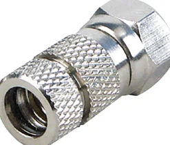 Schwaiger 2 x 7 mm HQ F twist-on connector
