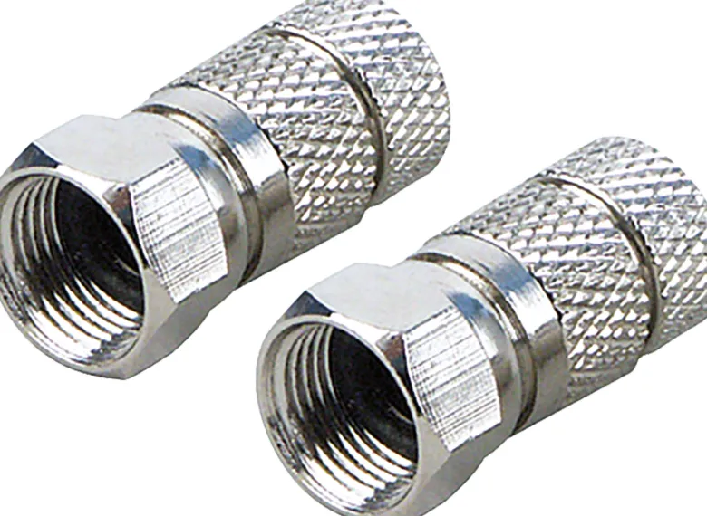 Schwaiger 2 x 7 mm HQ F twist-on connector