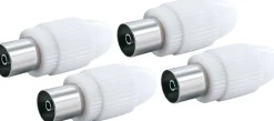 Schwaiger 4 x witte IEC aansluiting