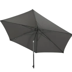 4 Seasons Oasis donker grijs 250 cm ronde stokparasol