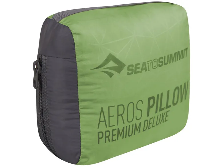 Sea To Summit Aeros Premium Deluxe kussen - Groen