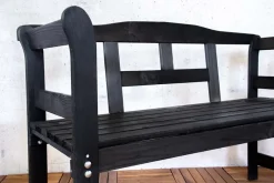 Sens-Line - Friesen bench 113cm - 2-zits - Zwart