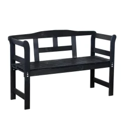 Sens-Line - Friesen bench 113cm - 2-zits - Zwart