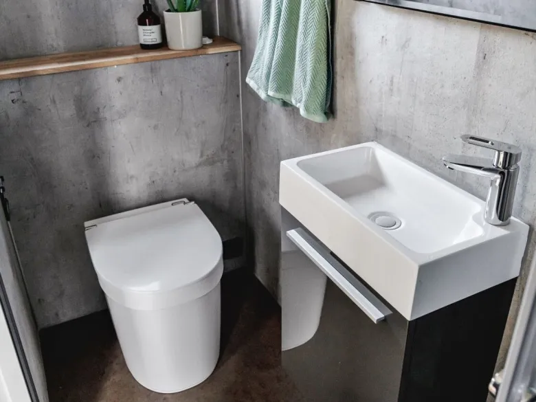 Separett Tiny scheidingstoilet met urineslang