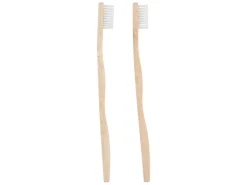 Set van 2 bamboe tandenborstels