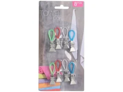 set van 8 handdoekknijpers