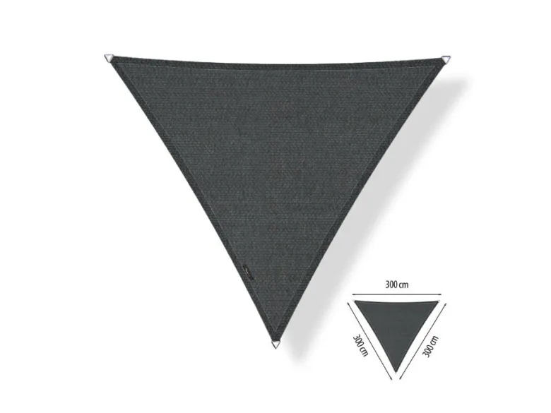 Shadow Comfort 3m driehoekig schaduwdoek - Mystic Grey