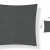 Shadow Comfort 2x2m vierkant schaduwdoek - Mystic Grey