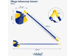 Shine Telescoopbezem - 3,6 meter