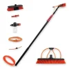 Shine telescopische wasborstel met zeepdispenser- 7 meter