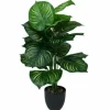 Sier plant in pot 66 cm kunstplant - 3 varianten
