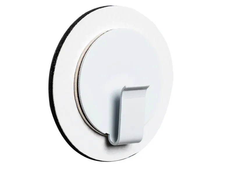 Silwy Clever magnetische haak met onderlegger - White