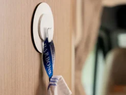 Silwy Clever magnetische haak met onderlegger - White
