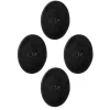 Silwy 7,5 cm set van 4 metalen nano-gelkussentjes - Black