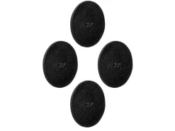 Silwy 7,5 cm set van 4 metalen nano-gelkussentjes - Black