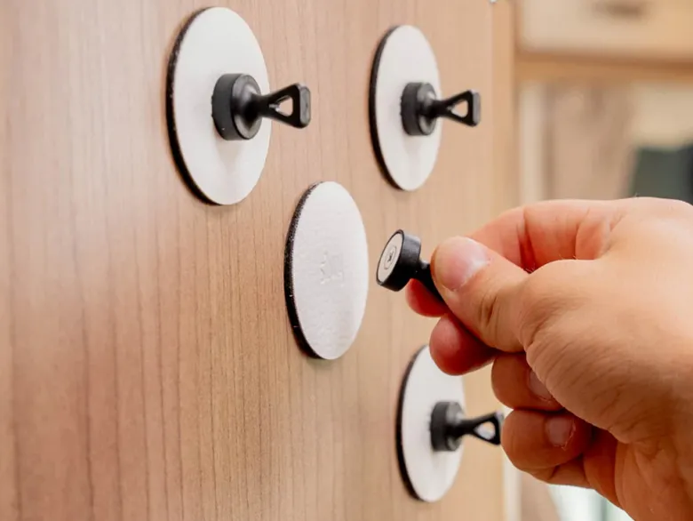 Silwy Flex Magnetische pennen met pads - White