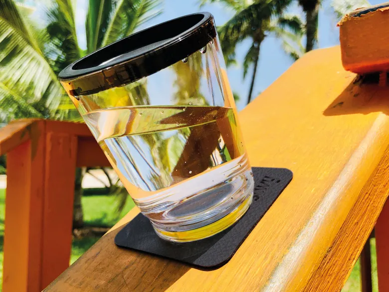 Silwy magnetische drinkbeker deksel met opening - Set van 2