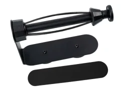 Silwy magnetische wc-rolhouder - black