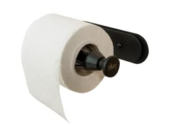 Silwy magnetische wc-rolhouder - black