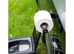 Silwy magnetische wc-rolhouder - black