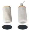 Silwy Magnetische zeepdispenser en tandenborstelbeker met pads