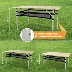 Skandika Bambus Tolja Tafel