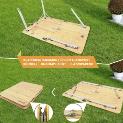 Skandika Bambus Tolja Tafel